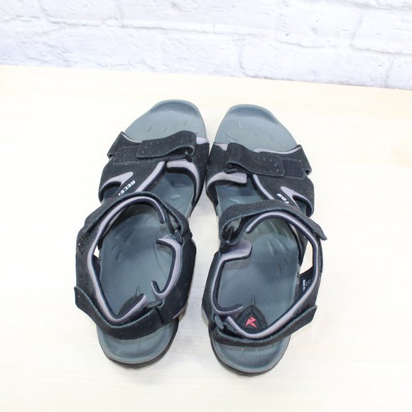 Ecco Women's Receptor Yucatan Black Suede Waterproof Hiking Sport Sandals 10.5 - Picture 6 of 9